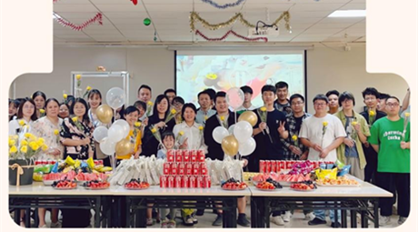 “真正陪伴，心系员工”——真正检测4.22员工生日会